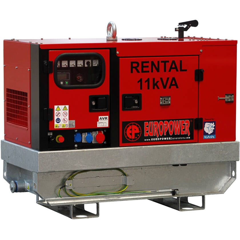 Дизельная электростанция EUROPOWER EPSR 11-3 TDE в кожухе с АВР