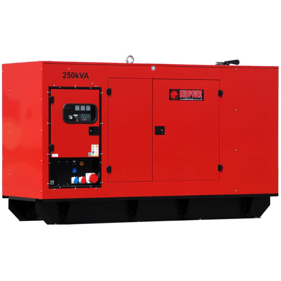 Дизельная электростанция EUROPOWER EPS 250 TDE в кожухе