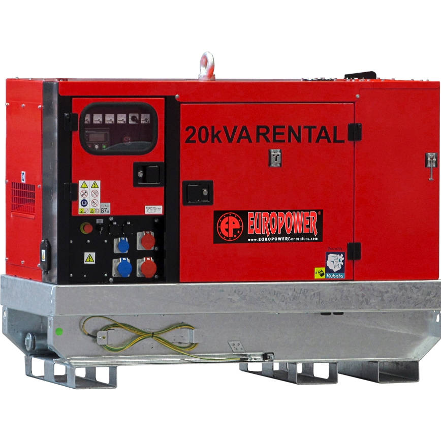 Дизельная электростанция EUROPOWER EPSR 20 TDE в кожухе с АВР