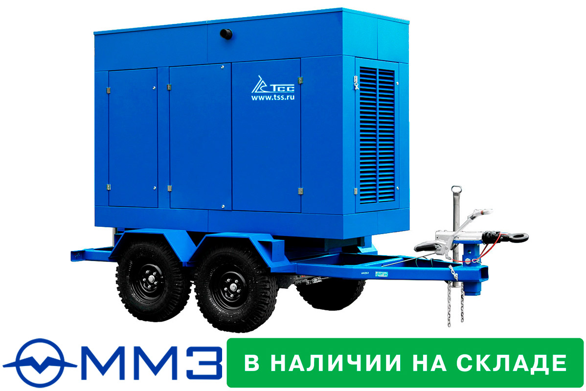 Дизельная электростанция ТСС ЭД-30-Т400-2РПМ1 под капотом на шасси с АВР