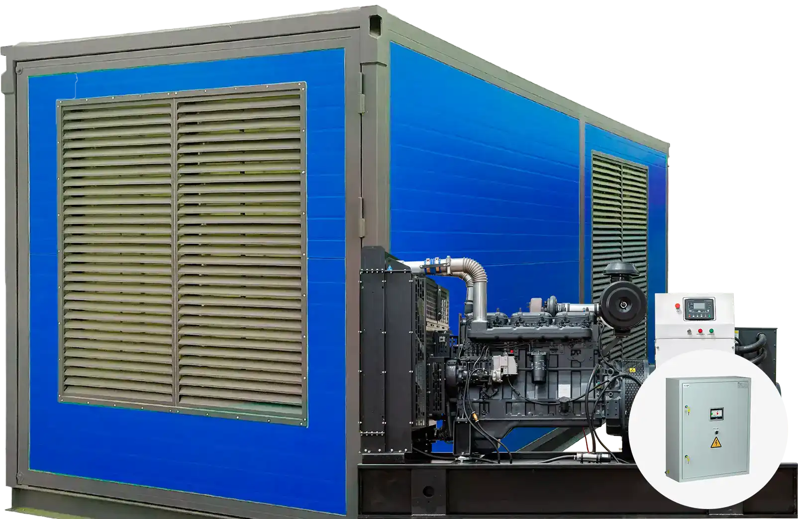 Дизельная электростанция EcoPower АД450-T400eco в контейнере с АВР