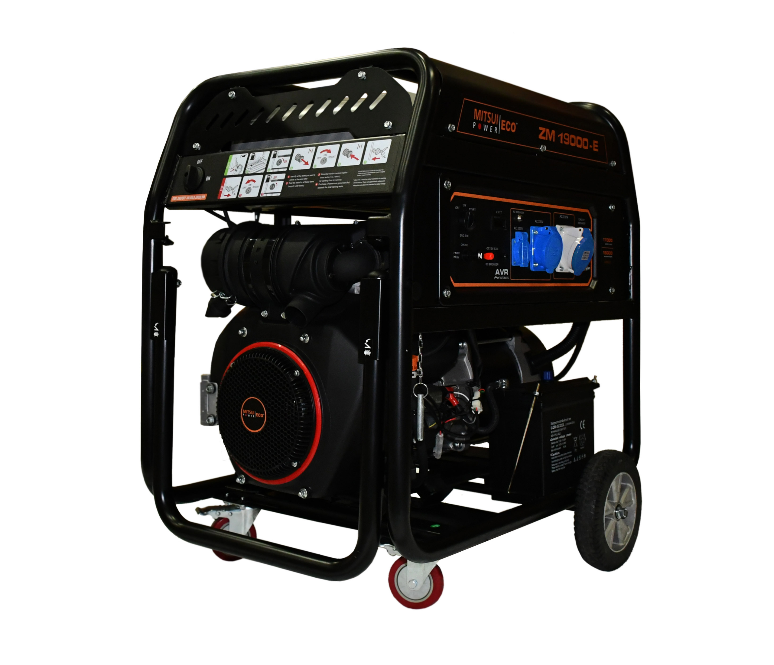 Бензиновая электростанция Бензогенератор MITSUI ECO ZM 19000 E