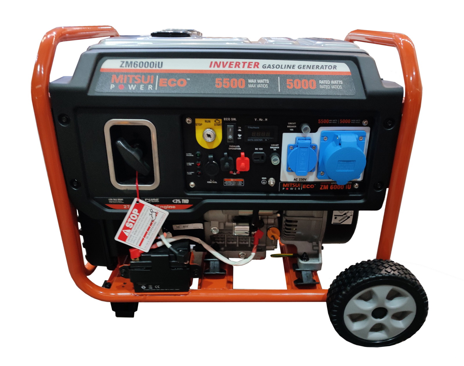 Бензиновая электростанция Инверторный бензогенератор MITSUI ECO ZM 6000 IU