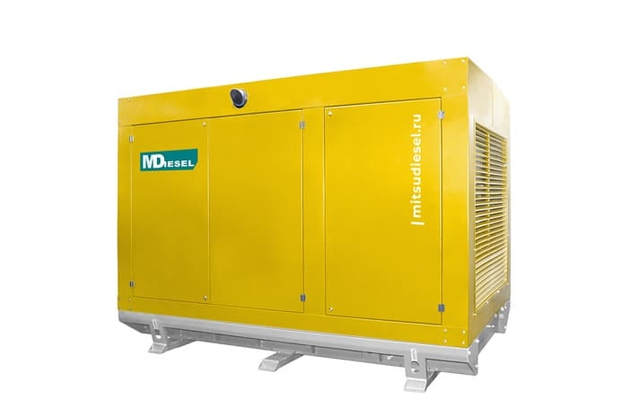 Дизельная электростанция Mitsudiesel АД-360С-Т400-2РПМ29 в погодозащитном кожухе с АВР