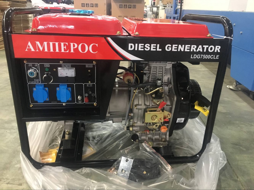 Дизельная электростанция AMPEROS LDG 7500CLE